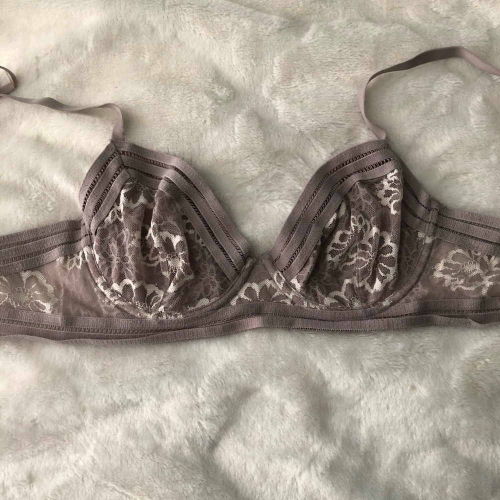PINK bralette lace